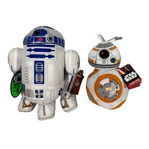 Vintage 1999 Star Wars Episode 1 Talking R2D2 And BB8 Talking Plush NEW!! B3